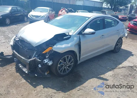 2019 Hyundai Elantra Limited z USA, uszkodzony, nr VIN 5NPD84LF7KH473322